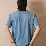 OVERSIZE ACID WASH AZUL