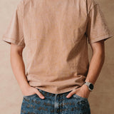 OVERSIZE ACID WASH KHAKI