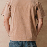 OVERSIZE ACID WASH KHAKI