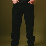 BLACK BASIC JEANS