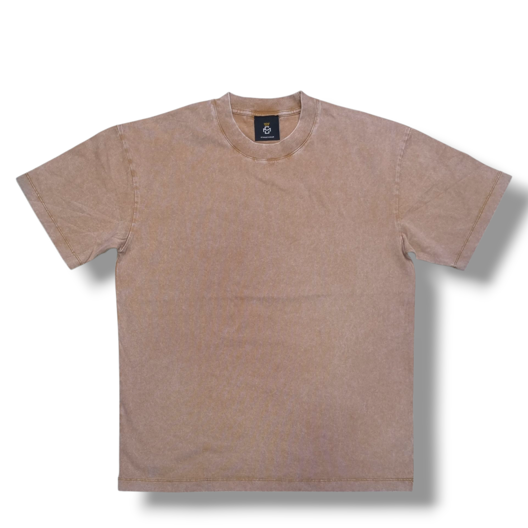 OVERSIZE ACID WASH KHAKI