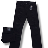 CM BLACK RIPPED JEANS