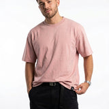 OVERSIZE ACID WASH CORAL